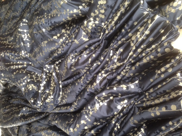 Designer curtain fabric