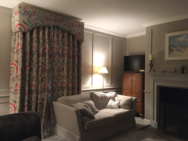 Designer fabric lounge curtains